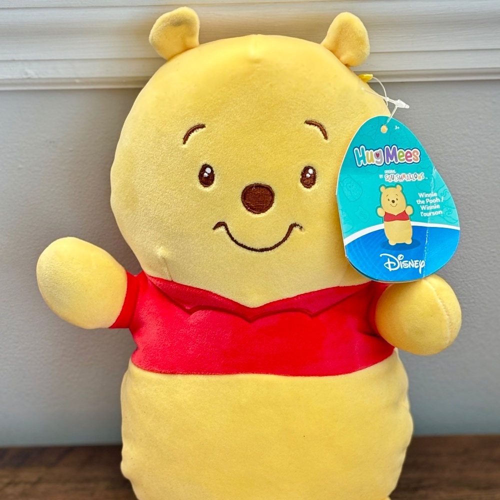 NWT Disney WINNIE THE POOH Super Soft Squishmallows HUGMEES Baby SOFT Plush NEW
